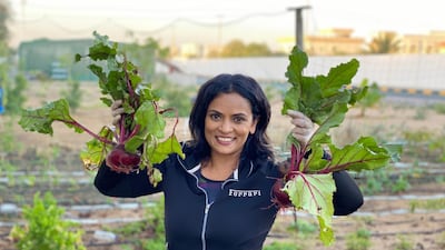 Anu Ranade is a professor at University of Sharjah and a gardening enthusiast. Courtesy Anu Ranade