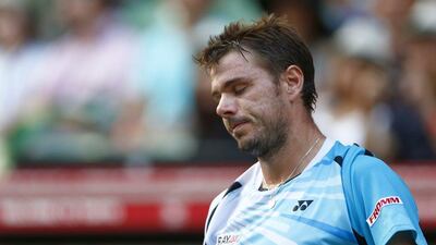World No 4 Stan Wawrinka was beaten by the 103rd-ranked player in the world on Tuesday in Tokyo at the ATP Japan Open. Shizuo Kambayashi / AP / September 30, 2014