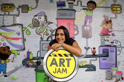 Ms Gandhi says self-funding the business put the family finances under strain. Chris Whiteoak / The National