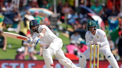 India captain Virat Kohli on Sunday played "with intent" like he talked about ahead of the Centurion Test. Gianluigi Guercia / AFP