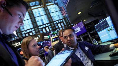 Traders at the New York Stock Exchange. Risk sentiment was riled in global capital markets last week after China ordered government officials to stop using iPhones. Reuters