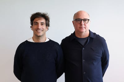 Lorenzo Bertelli, Prada Group Chief Marketing Officer and Head of Corporate Social Responsibility, and Andrea Guerra, Prada Group CEO. Reuters