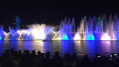 New Year’s Eve celebrations in Sharjah. Thaer Zriqat / The National