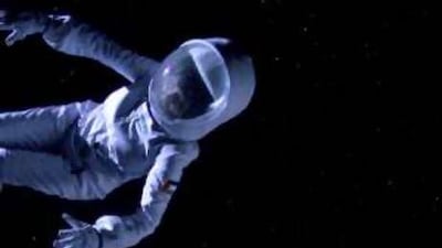 Larissa Sansour's short film A Space Exodus , which revamps Stanley Kubrick's 2001: A Space Odyssey as an account of the first Palestinian on the moon, screened at this year's Dubai International Film Festival.