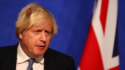 Britain's Conservative Party has been fined for failing to record a donation to refurbish Boris Johnson's flat. AP