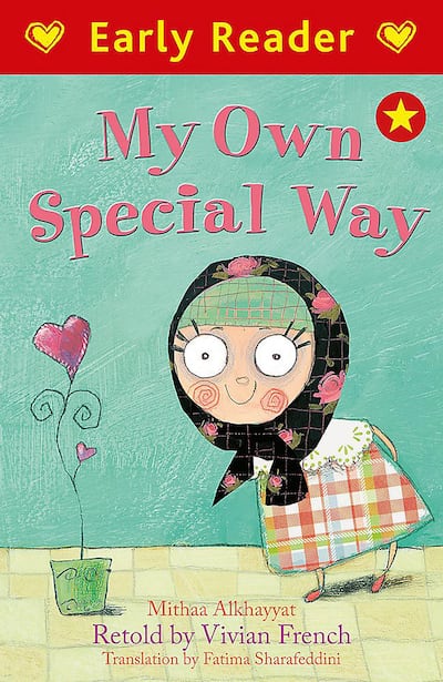 Emirati writer Maitha al-Khayat penned 'My Own Special Way', illustrated by Maya Fidawi, was translated by Vivian French. Courtesy Hachette Children's
