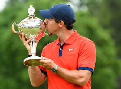 Rory McIlroy won the Canadian Open by seven shots in the build-up to the US Open. AP