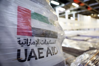 The UAE has been at the forefront of international aid efforts in Gaza. Pawan Singh / The National