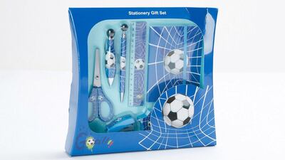 Football stationey set, Dh59, Lifestyle 