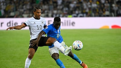 SUBS: Serge Gnabry (Hofmann 64') 7 - Made an instant impact. Had a hand in both of Werner’s goals. AFP