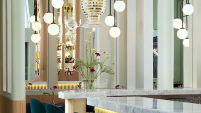 The Garra Bar on the ground floor of the Barcelo Torre de Madrid.