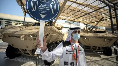 Strict safety measures are in place to protect the health of delegates at Idex