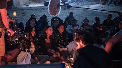 Behind the scenes on the set of 'Jinn' Season 1. Ahmad Blaibleh/Netflix