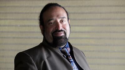 Dominic De Souza, managing director of CPI, poses for a potrait at Montgomerie Golf Club. He died on stage on Wednesday night. Jaime Puebla / The National