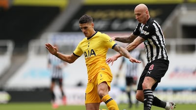 Jonjo Shelvey – 6. His use of possession was nowhere near as precise as his side needed it to be. Booked for a foul as Lamela approached the box. Getty