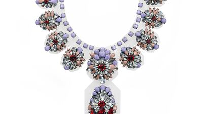 •Necklace, Dh5,300, Shourouk at S*uce. Courtesy: S*uce