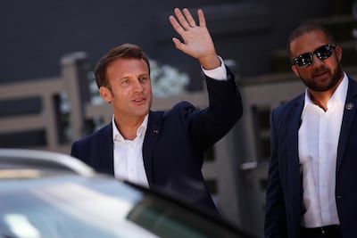 French President Emmanuel Macron had a bad day at the polls.EPA