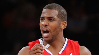 Los Angeles Clippers' guard Chris Paul.