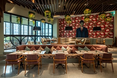 Alya's interior distinctly gives off grandma's kitsch living room vibes. Photo: Alya