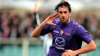 Luca Toni, the Fiorentina striker, is currently with his 14th different club. Gabriele Maltinti / Getty Images