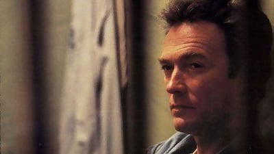 Clint Eastwood in the 1979 movie Escape from Alcatraz. Paramount Pictures