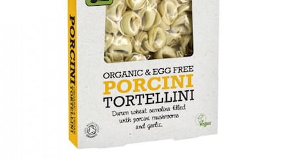 Mr Organic vegan porcini tortellini pasta