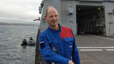 Aymeric Moullart De Torcy, Naval Group's military director of unmanned systems. Photo: Naval Group