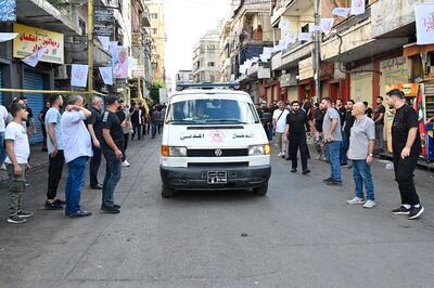 Hezbollah was hit by an exploding pager attack during the war in Lebanon last year. EPA