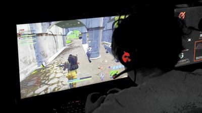 Many young people are disturbing their sleep and concentration by playing video games and fidding with phones throughout the day. Pawan Singh / The National