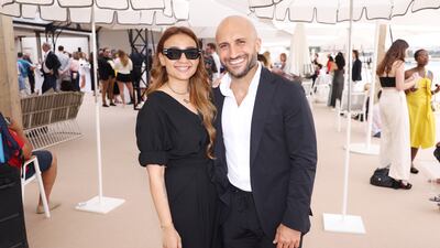 From left to right: Roua Al Madani and Hovig Etyemezian.