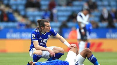 Caglar Soyuncu: 5 – Following the loss of his centre-back partner, Soyuncu stepped up to lead the backline and made a vital block to deny Son from close range in the first half. However, he and the rest of the backline crumbled in the second half and were unable to deny the visitors. Getty