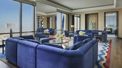 The Four Seasons’ royal suite. Courtesy Four Seasons Hotel Bahrain Bay