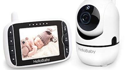 This HelloBaby monitor comes with a remote pan-tilt-zoom camera, infrared night vision, temperature display, two-way audio and a lullaby option. It's Dh258, a saving of 48%.