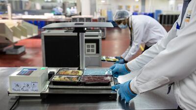 Etihad is turning to technology to reduce food waste on flights.