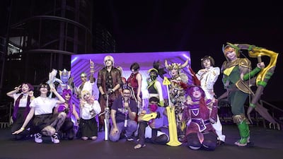 The cosplay competition allowed fans to show off their realistic character costumes. Victor Besa / The National