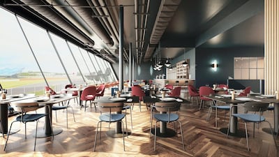 The clubhouse restaurant.