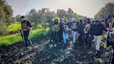 Syrian authorities said two people were arrested while a third member of an alleged Hezbollah cell is still at large. Photo: Syrian Interior Ministry