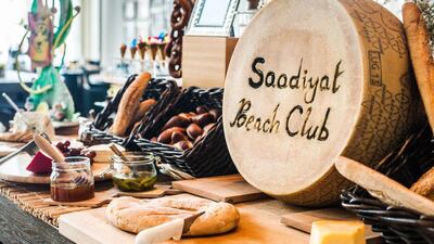 Safina restaurant at Saadiyat Beach Club in Abu Dhabi. Courtesy of Safina