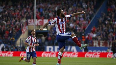 Arda Turan celebrates a goal in a La Liga match in November. Susana Vera / Reuters / November 30, 2014