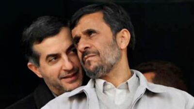 Staying close to power: Mahmoud Ahmadinejad has often thrown his weight behind his aide EsfandiarMashaie despite a widespread backlash from conservatives.