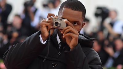 Camp or camping? On Twitter, Frank Ocean was given a hard time for his distinctly un-flamboyant Met Gala look. AFP