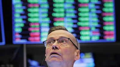 Trader at New York Stock Exchange. S&P roller coaster is a possible sign of a double-top in bull market. Photo: Reuters