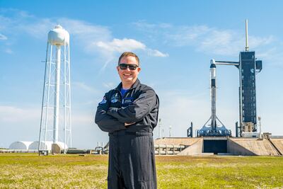 Chris Sembroski once helped maintain US nuclear missiles. Photo: Inspiration4 / John Kraus