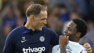 Chelsea manager Thomas Tuchel wants attacking reinforcements beyond Raheem Sterling. EPA