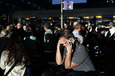 More than 1,000 flights to and from UK airports were cancelled on September 8. AFP