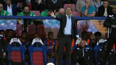 Frank De Boer took from over Sam Allardyce as Crystal Palace manager. Tony O'Brien / Reuters