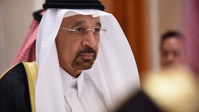 Saudi oil minister Khalid Al Falih. Fayez Nureldine / AFP