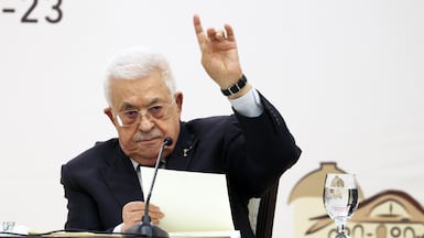 Mahmoud Abbas, the Palestinian Authority President, has yet to confirm whether he will run in the next Palestinian elections. EPA