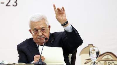 Mahmoud Abbas, the Palestinian Authority President, has yet to confirm whether he will run in the next Palestinian elections. EPA