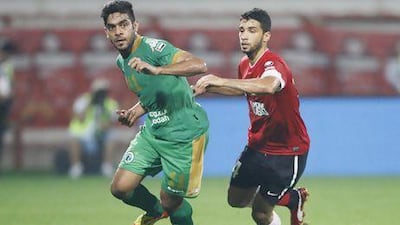 Al Shabab, in green, have enjoyed a good Pro League season so far. Mike Young / The National
